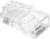 Коннектор PROconnect (05-1021-3) UTP кат.5E RJ45 прозрачный Коннектор PROconnect (05-1021-3) UTP кат.5E RJ45 прозрачный