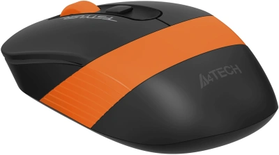 Мышь A4Tech Fstyler FG10S черный/оранжевый оптическая 2000dpi silent беспров. USB для ноутбука 4but (FG10S ORANGE)