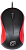 Мышь Оклик 115S черный/красный оптическая 1200dpi USB для ноутбука 3but (711637)