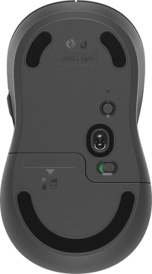 Мышь Logitech M650 Large графитовый оптическая 4000dpi silent беспров. BT/Radio USB 5but (910-006247)