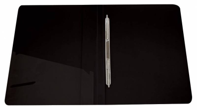 Папка метал.пруж.скоросш. Бюрократ -PZ07P A4 пластик 0.7мм внут.и торц.карм ассорти