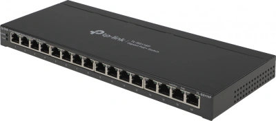 Коммутатор TP-Link TL-SG116P (L2) 16x1Гбит/с 16PoE+ 120W неуправляемый