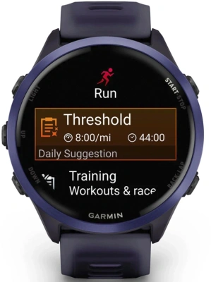 Смарт-часы Garmin Forerunner 570 47мм 1.4" AMOLED корп.фиолетовый рем.фиолетовый разм.брасл.:135-205мм (010-02971-02)