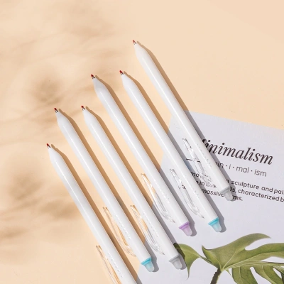 Ручка гелев. Deli EG160-BL белый d=0.5мм гол. черн. кругл. стираемая