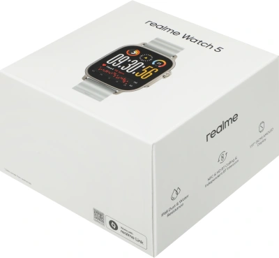 Смарт-часы Realme Watch 5 22мм 1.97" AMOLED корп.серебристый рем.серебристый разм.брасл.:160-230мм (RMW2501)