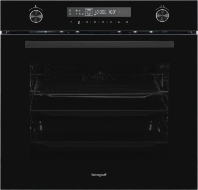 Духовой шкаф Электрический Weissgauff EOM 751 PDB Black Edition черный