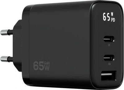 Сетевое зар./устр. Magssory ACH009 65W (PD3.0+PPS+QC4+AFC+FCP+SCP) универсальное черный