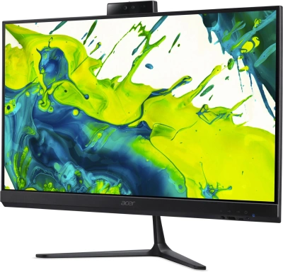 Моноблок Acer Aspire C24B-GKRK 23.8" Full HD Ryzen AI 5 330 (2) 16Gb SSD512Gb 820M Eshell GbitEth WiFi BT 65W клавиатура мышь Cam черный 1920x1080