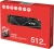 Накопитель SSD A-Data PCIe 4.0 x4 512GB AGAMMIXS70B-512G-CS XPG Gammix S70 Blade M.2 2280 Накопитель SSD A-Data PCIe 4.0 x4 512GB AGAMMIXS70B-512G-CS XPG Gammix S70 Blade M.2 2280