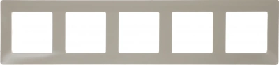 Рамка Legrand Valena Life 754045 накладная 5x горизонтальный монтаж поликарбонат слоновая кость