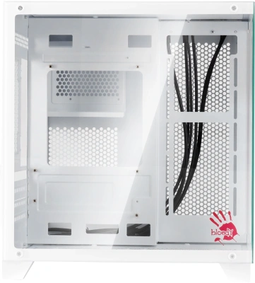 Корпус Bloody BD-CC105 белый без БП mATX 5x120mm 1xUSB2.0 1xUSB3.0 audio bott PSU