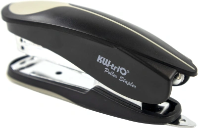 Степлер Kw-Trio 05516BLCK Half-strip Pollex 24/6 26/6 (20листов) встроенный антистеплер черный 105скоб