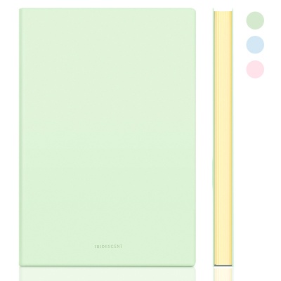 Блокнот Deli 22283LT-GREEN 210х143мм искусст. кожа 96л светло-зеленый