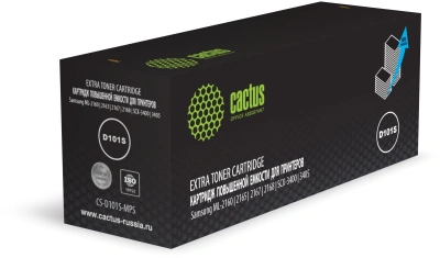 Картридж лазерный Cactus CS-D101S-MPS MLT-D101S черный (5000стр.) для Samsung ML-2160/2165/2167/2168/SCX-3400/3405 с чипом