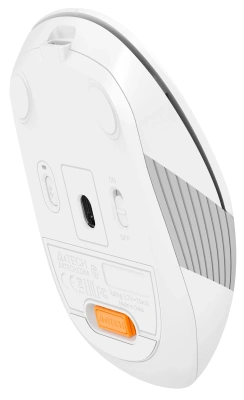 Мышь A4Tech Fstyler FB10C белый/серый оптическая 2000dpi беспров. BT/Radio USB 4but (FB10C GRAYISH WHITE)
