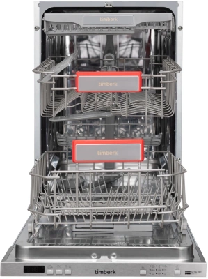 Посудомоечная машина Timberk Set&Dry T-DW45BI103 серебристый (узкая)