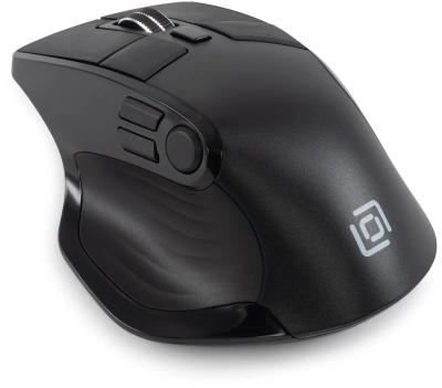 Мышь Оклик 502MW черный оптическая 2400dpi silent беспров. BT/Radio USB для ноутбука 9but (1978678)