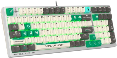 Клавиатура A4Tech S98 Pixels механическая белый/бежевый USB for gamer LED (S98) кабель 1.8м