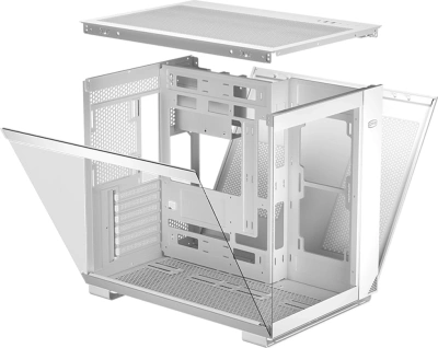 Корпус PcCooler C3T500 белый без БП ATX 9x120mm 5x140mm 2xUSB3.0 audio bott PSU