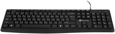 Клавиатура Оклик 145M черный USB (1659983) кабель 1.85м