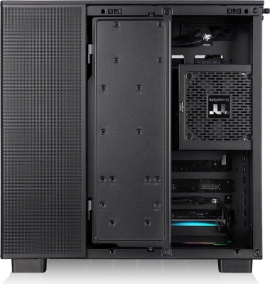 Корпус Thermaltake View 380 XL TG черный без БП ATX 5x120mm 2x140mm 2xUSB3.0 audio bott PSU