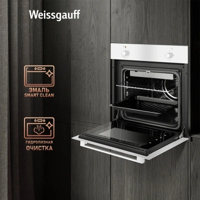 Духовой шкаф Электрический Weissgauff EOM 180 W белый
