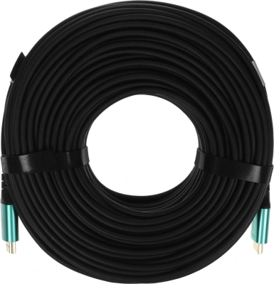 Кабель аудио-видео Cactus CS-HDMI-AOC-2.1-70 HDMI (m)/HDMI (m) 70м. позолоч.конт. черный