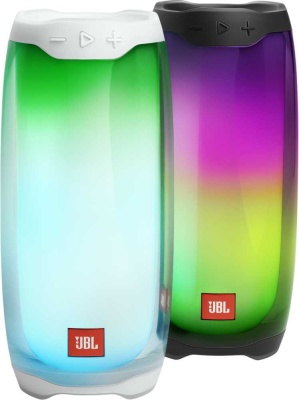 Колонка порт. JBL Pulse 4 белый 20W 1.0 BT 10м 7260mAh (JBLPULSE4WHTAM)
