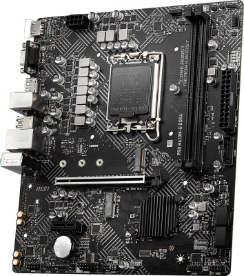 Материнская плата MSI PRO H610M-G DDR4 Soc-1700 Intel H610 2xDDR4 mATX AC`97 8ch(7.1) GbLAN+VGA+HDMI+DP