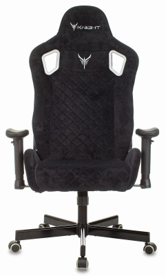Кресло игровое Knight Outrider LTD черный Light-20 с подголов. крестов. металл