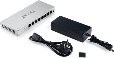Коммутатор Zyxel GS1200-8HPV3-EU0101F (L2) 8x1Гбит/с 4PoE+ 68W управляемый
