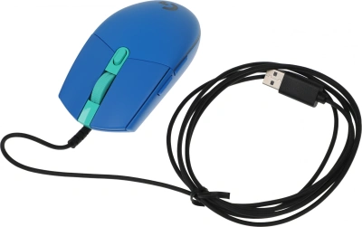 Мышь Logitech G102 LightSync синий оптическая 8000dpi USB 6but (910-005810)
