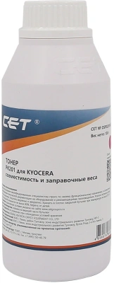 Тонер Cet PK201 OSP0201M-100 пурпурный бутылка 100гр. для принтера Kyocera ECOSYS P6030cdn/M6026cdn
