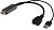 Переходник Buro HDMI (m)/DisplayPort (f) черный (BU-HDMI(M)-DP(F))