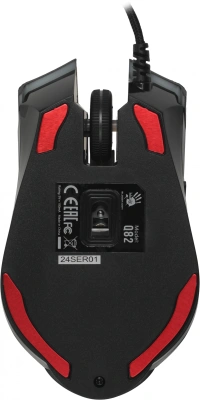 Мышь A4Tech Bloody Q82 черный/рисунок оптическая 6200dpi USB 8but
