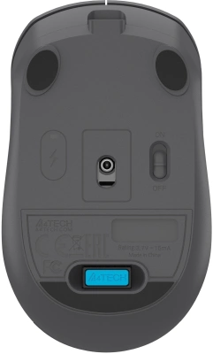 Мышь A4Tech Fstyler FG15C Air2 серый оптическая 1200dpi беспров. USB для ноутбука 3but