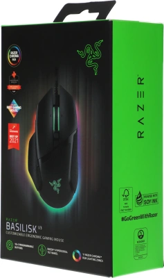 Мышь Razer Basilisk V3 черный оптическая 26000dpi USB 11but (RZ01-04000100-R3M1)
