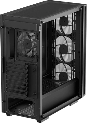 Корпус Deepcool Matrexx 55 V4 C черный без БП ATX 4x120mm 2x140mm 1xUSB3.0 audio bott PSU