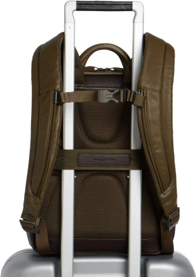 Рюкзак мужской Piquadro Black Square CA7167B3/N черный натур.кожа
