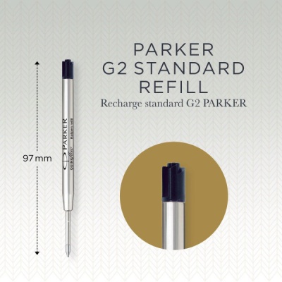 Стержень шариковый Parker QuinkFlow Z08 (1950369) M 1мм черные чернила блистер