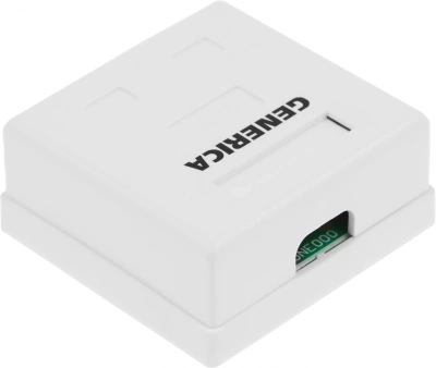 Розетка ITK CS2-1C5EU-22-G настенная 62x59.6x26.5мм RJ45 пластик белый