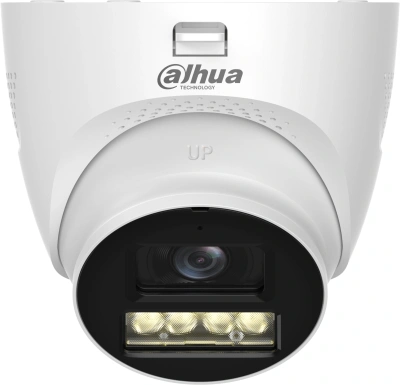 Камера видеонаблюдения аналоговая Dahua DH-HAC-HDW1200TQP-IL-T-0280B 2.8-2.8мм HD-CVI HD-TVI цв. корп.:белый