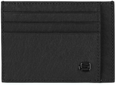 Чехол для кредитных карт Piquadro Black Square PP2762B3R/N черный натур.кожа