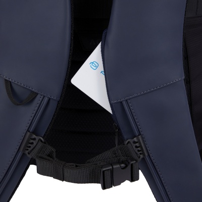 Рюкзак Piquadro Corner 2.0 CA6291C2OW/BLU роллтоп синий полиуретан/полиэстер