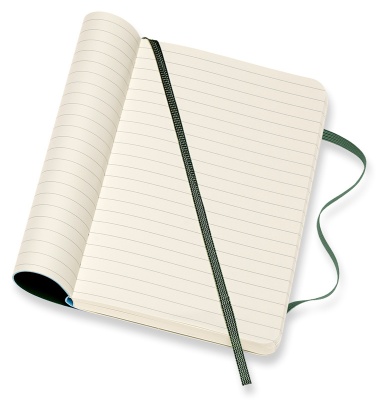 Блокнот Moleskine CLASSIC SOFT QP611K15 Pocket 90x140мм 192стр. линейка мягкая обложка зеленый