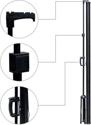 Экран Lumien 100" 130x227см Eco Picture LEV-100115 16:9 напольный натяжной черный