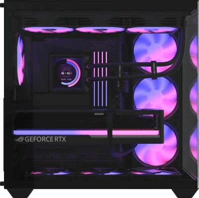 Корпус Formula Crystal Z2 Plus AR V2 черный без БП E-ATX 6x120mm 3x140mm 1xUSB2.0 1xUSB3.0 audio bott PSU