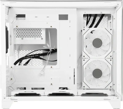 Корпус Formula Crystal Z9ML Floe белый без БП mATX 1xUSB3.0 1xUSB3.1 audio bott PSU