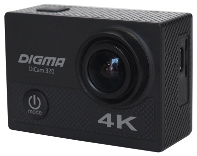 Экшн-камера Digma DiCam 320 черный