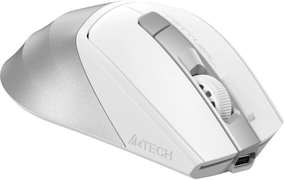 Мышь A4Tech Fstyler FG45CS Air2 белый/серебристый оптическая 2000dpi silent беспров. USB для ноутбука 7but (FG45CS AIR2 USB (SILVER WHITE))